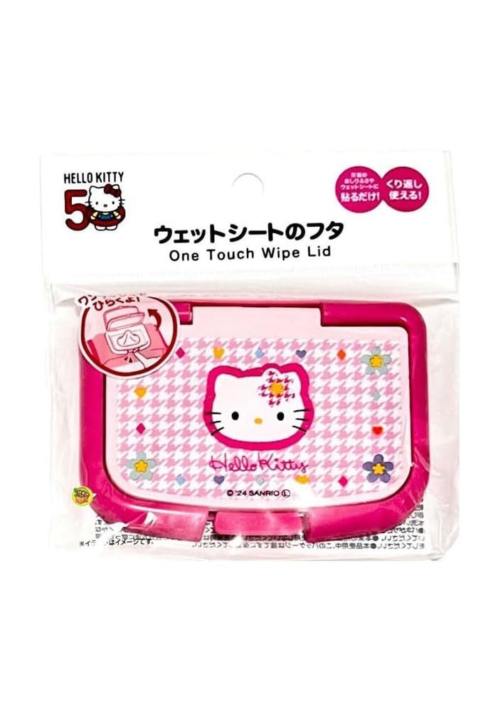 Daiso Hello Kitty One Push Wet Sheet Lid 50th Anniversary - Kaohana